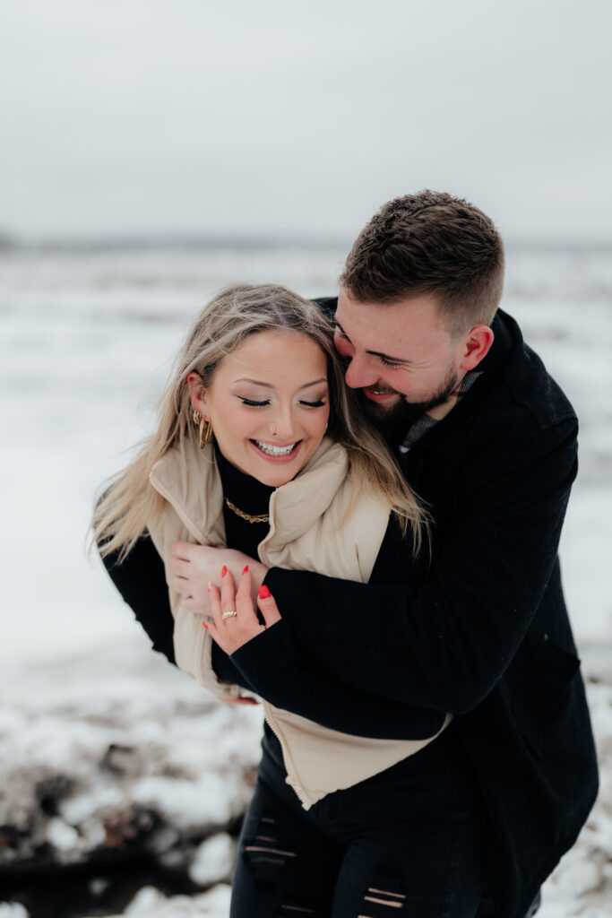 Couple at Woodlawn Beach, Hamburg NY