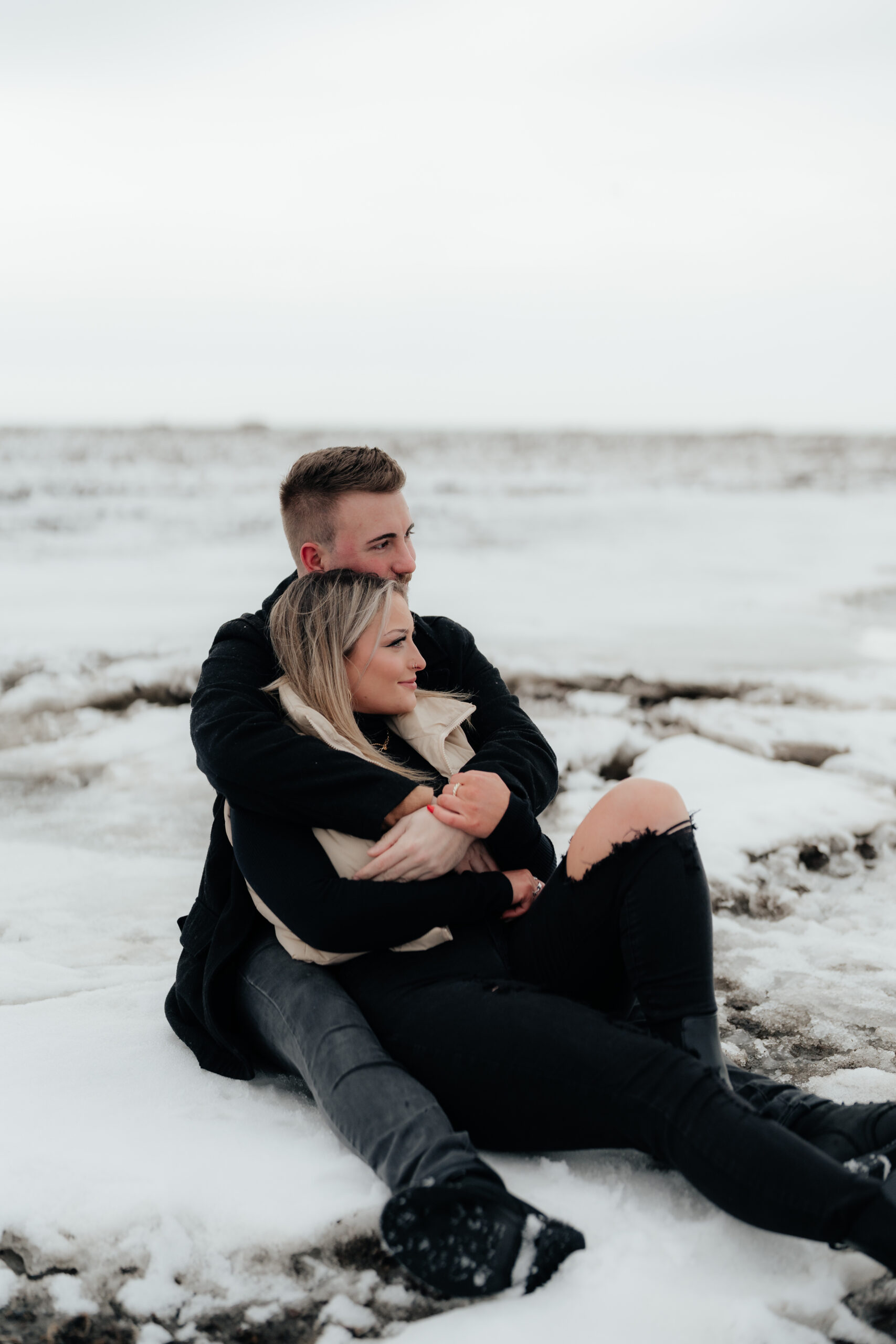 Couple at Woodlawn Beach, Hamburg NY